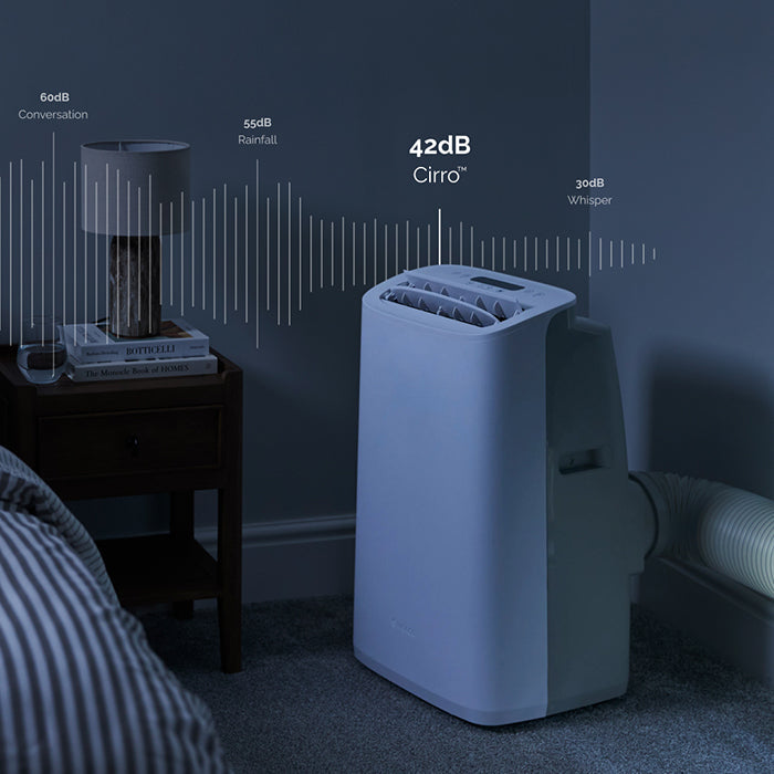Meaco Cirro+® 14000 BTU Super Quiet Inverter Smart Portable Air Conditioner - Cooling Only